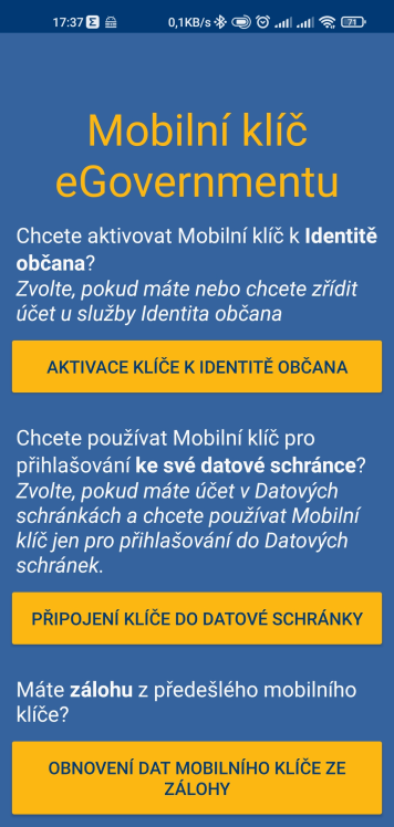 Instalace dokončená - možnosti dalšího pokračování